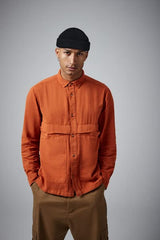 COOZO beanie Oxford Navy, folded cuff and double layer knit detail.