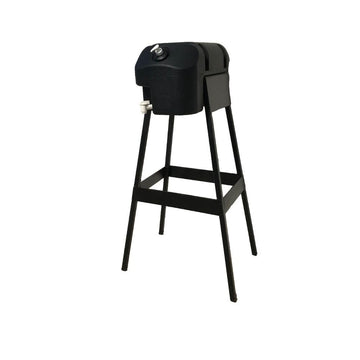 CoPar portable station supports 4.75, 6.6, and 10 gallon tanks for flexible use.