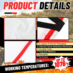 Copkim adhesive hooks enable easy mounting near stove for fast grab-and-go safety