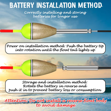 Portable night fishing setup with Copkim batteries