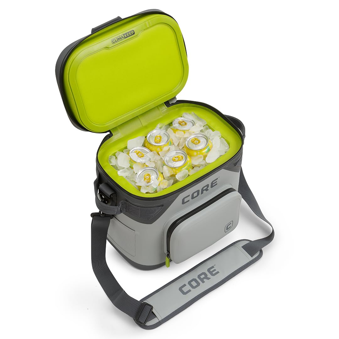 CORE 12-can soft cooler full view demonstrates ample capacity for picnics and tailgates