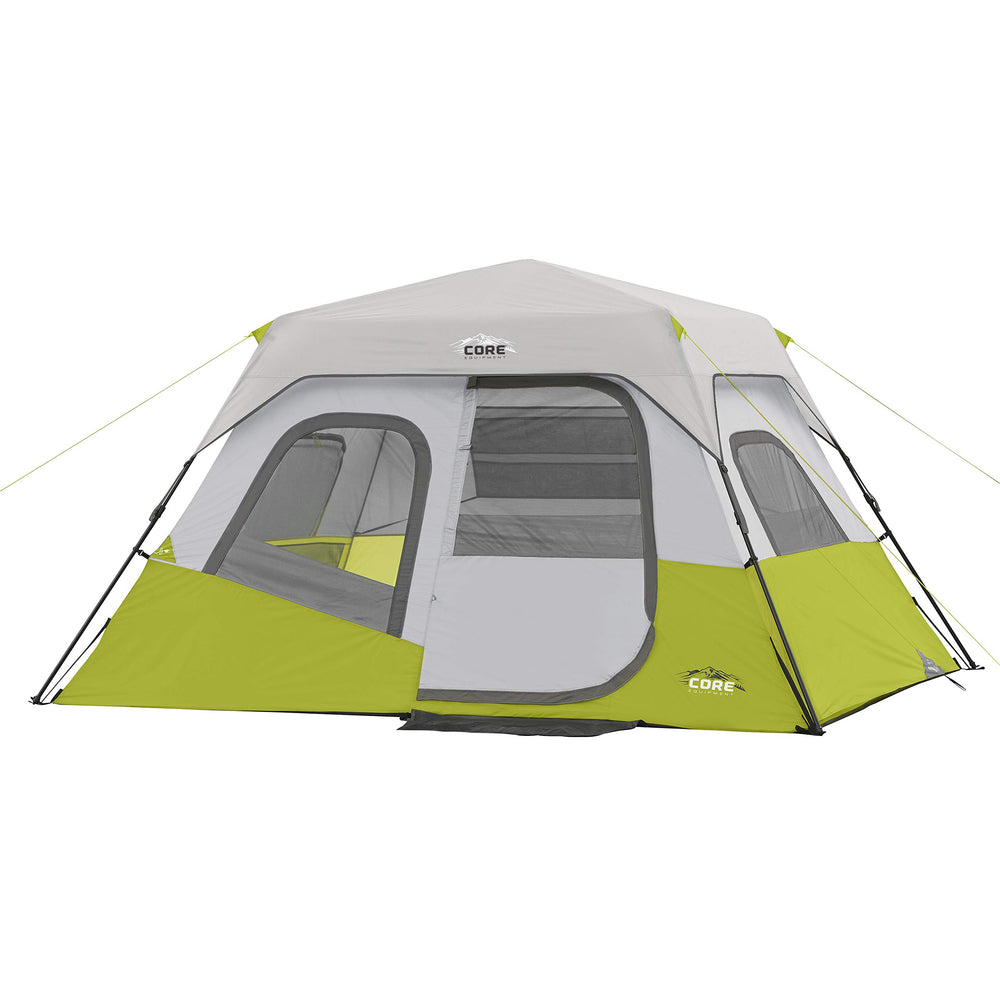CORE 6-Person Instant Cabin Tent pop setup shows quick family shelter for adventures