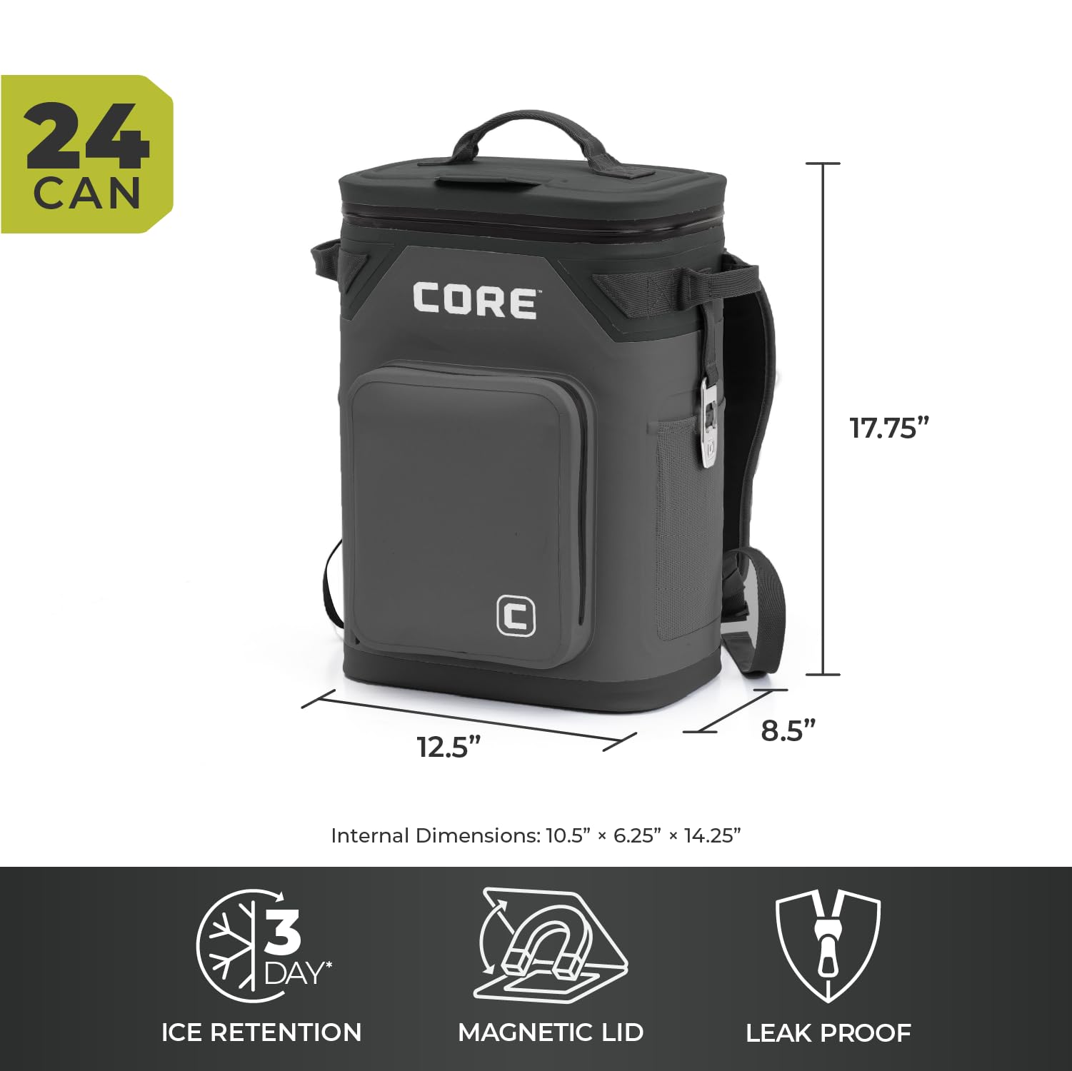 CORE convertible-carry-options shows versatile straps for hiking, tailgating, or travel.