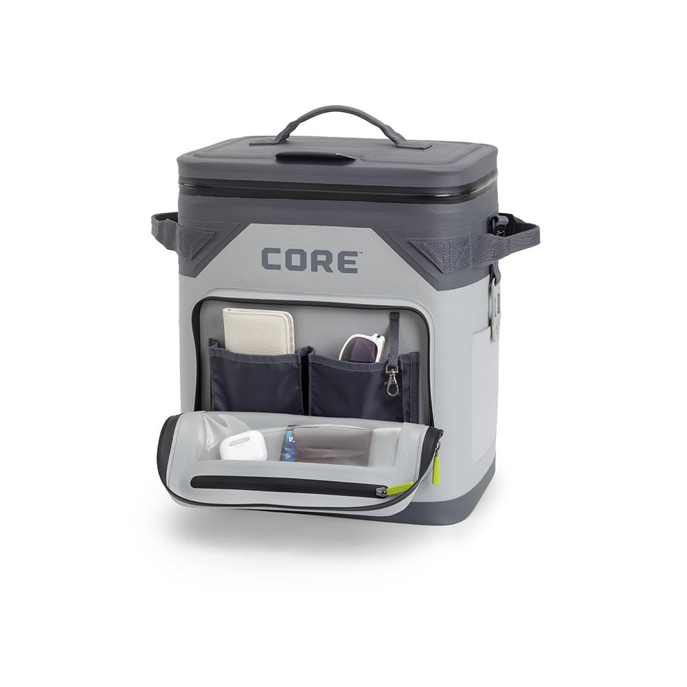 CORE versatile carry options demonstrated for car camping and wine transport