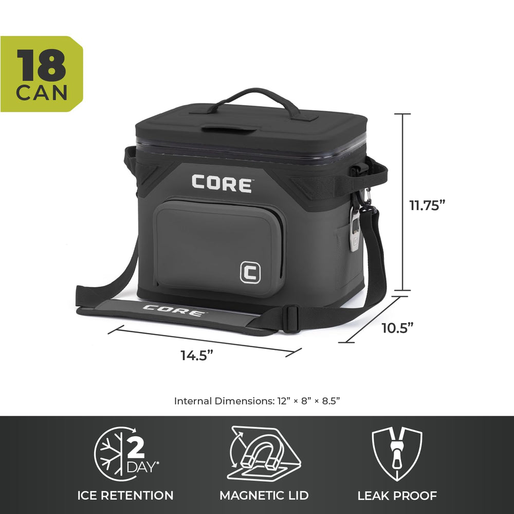 CORE multi-carry-options design highlighting versatile straps and handles