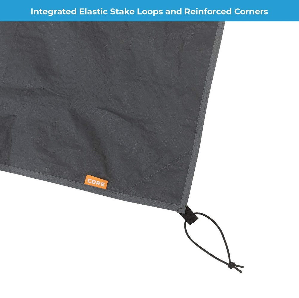 CORE Outdoor Tent Footprints compact-pack stores neatly when you travel light.