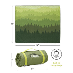 CORE Outdoor Weighted Blanket ultrasonic stitching enhances outdoor durability