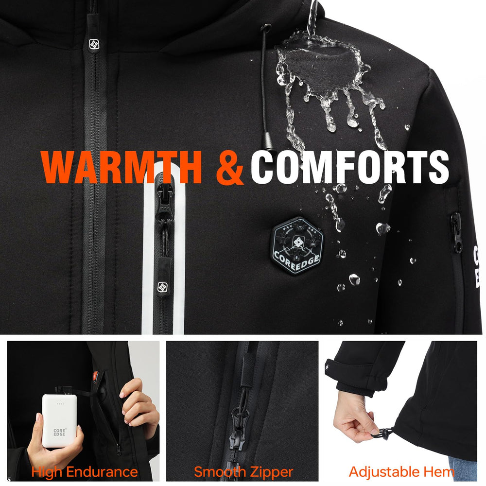 COREEDGE easy-care hand-wash jacket with 1-year warranty support