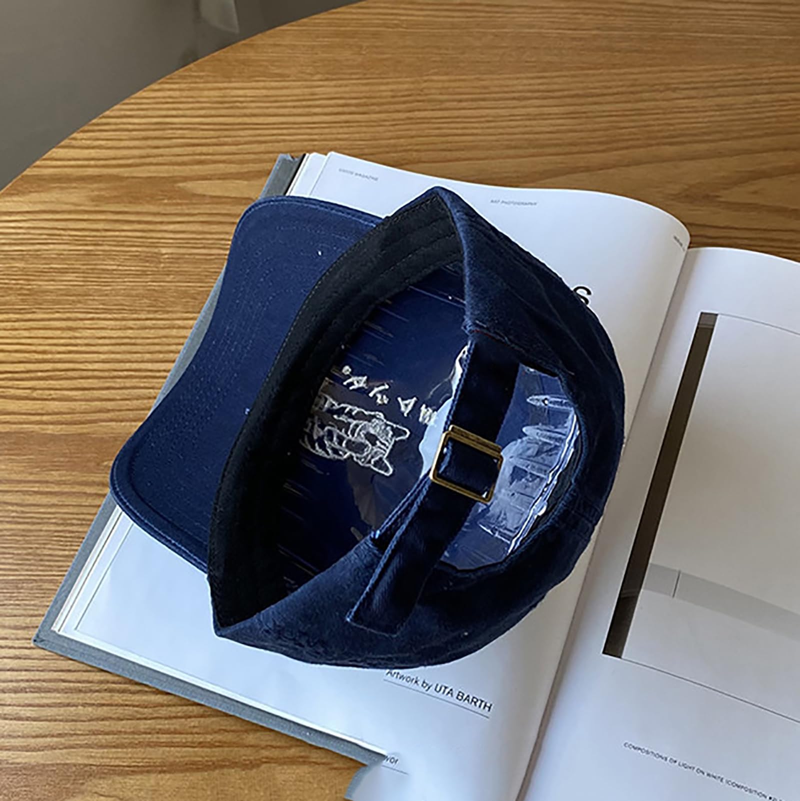 CORIRESHA baseball cap adjustable buckle back, easy fit for all head sizes.