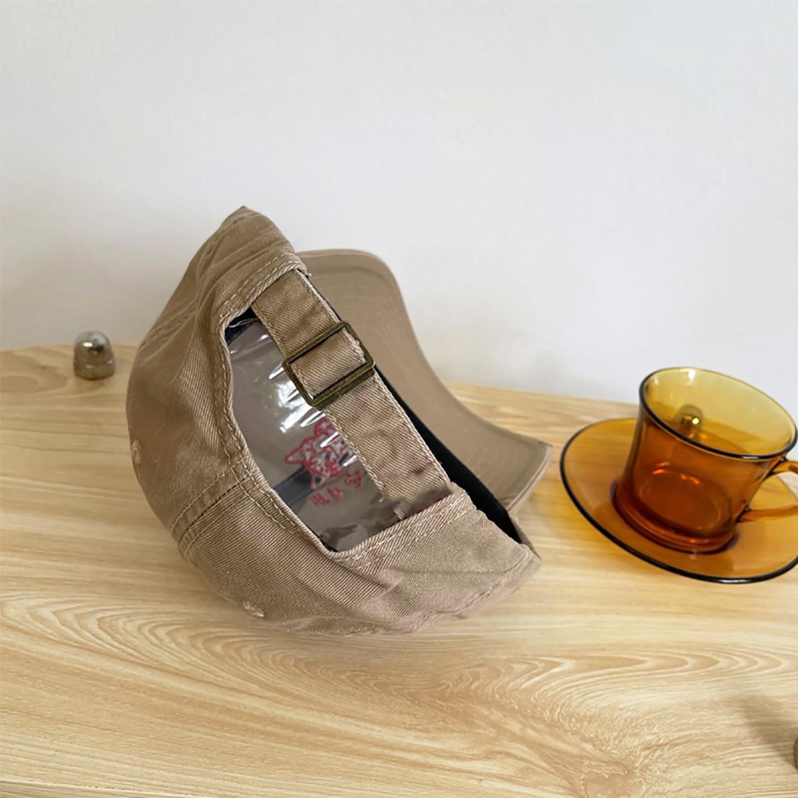 CORIRESHA cap side view highlights retro Japanese embroidery and breathable cotton