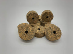 Side view showing 1/2 inch thickness of cork ring