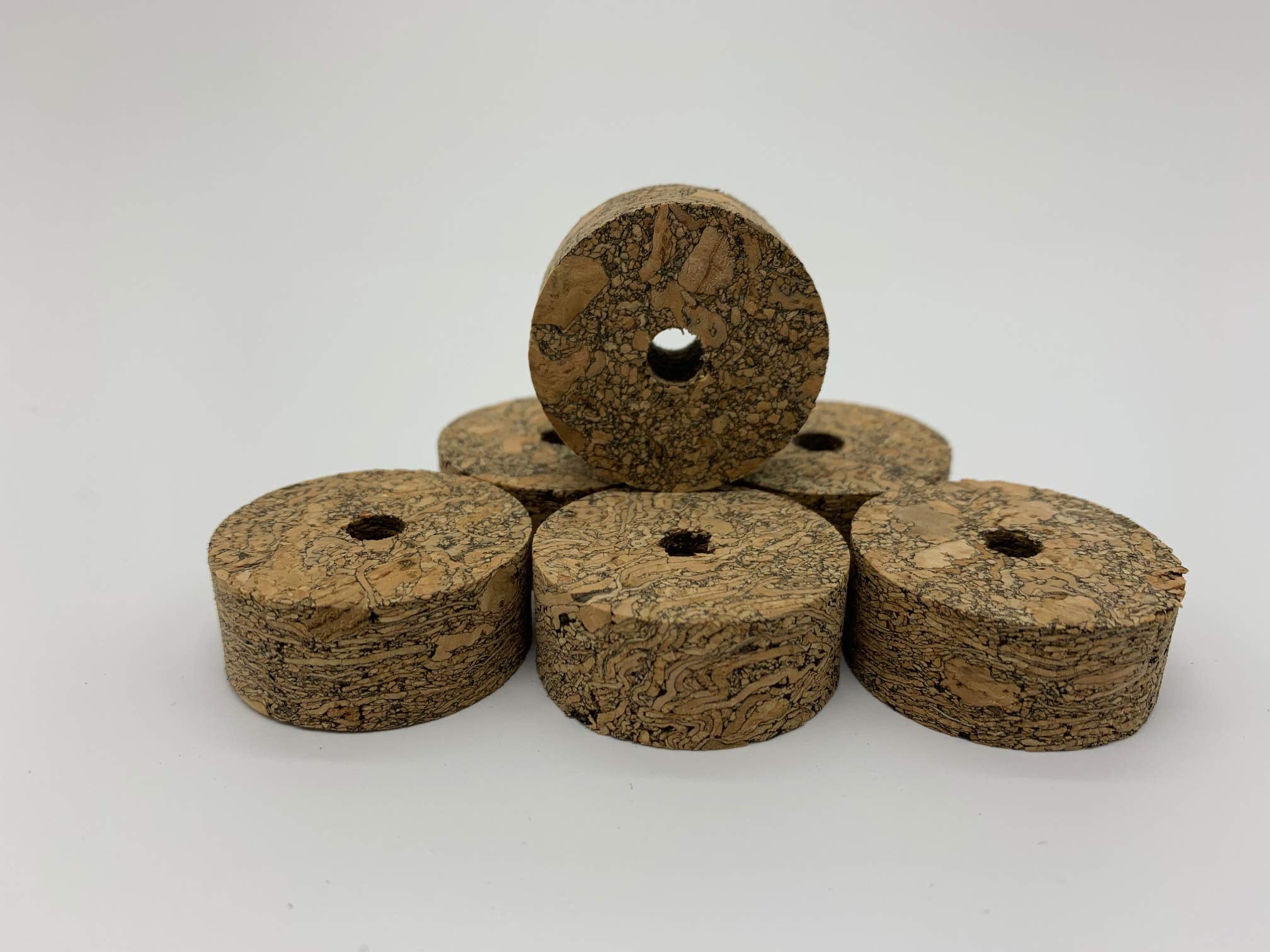 Bag of 20 Burl Brown cork rings for rod handles
