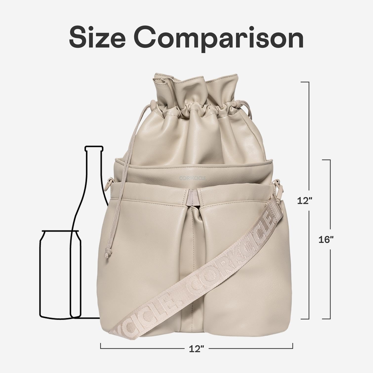 Corkcicle Beverage Bucket Cooler Bag versatile for beach, park, or backyard events.