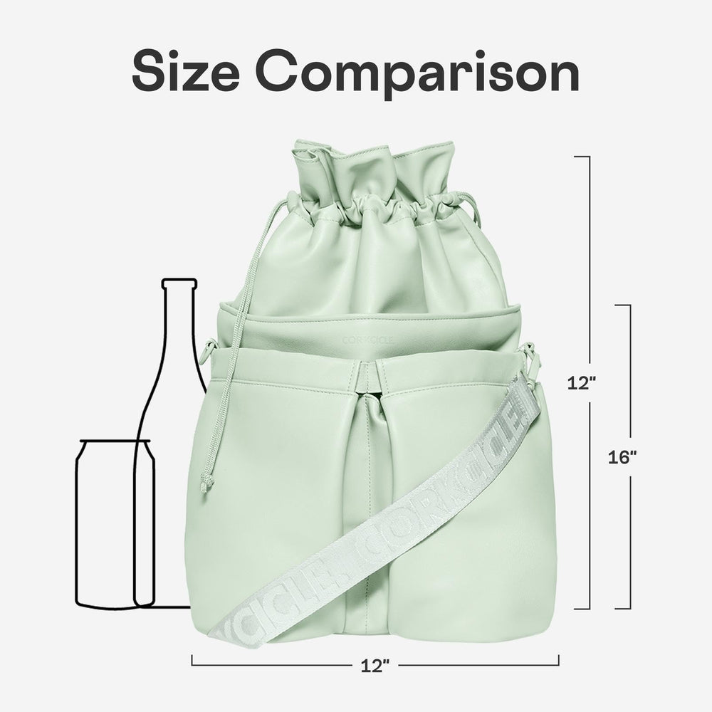 Corkcicle Beverage Bucket Cooler Bag Periwinkle outdoor-use design suits beach, park, tailgate.