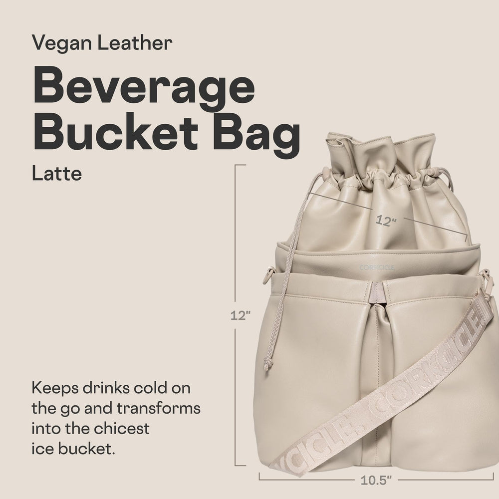 Corkcicle Beverage Bucket Cooler Bag keeps wine chilled during outdoor picnics.