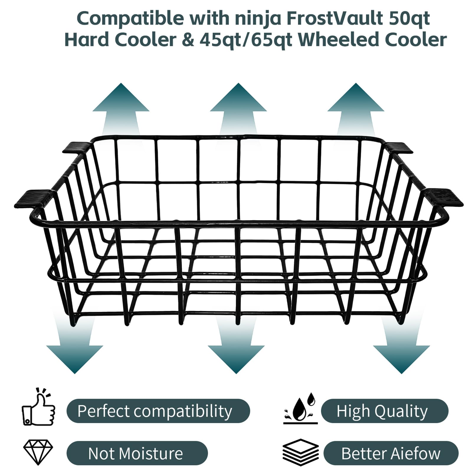 CORRBPEN Cooler Basket steel-frame construction handles heavy loads