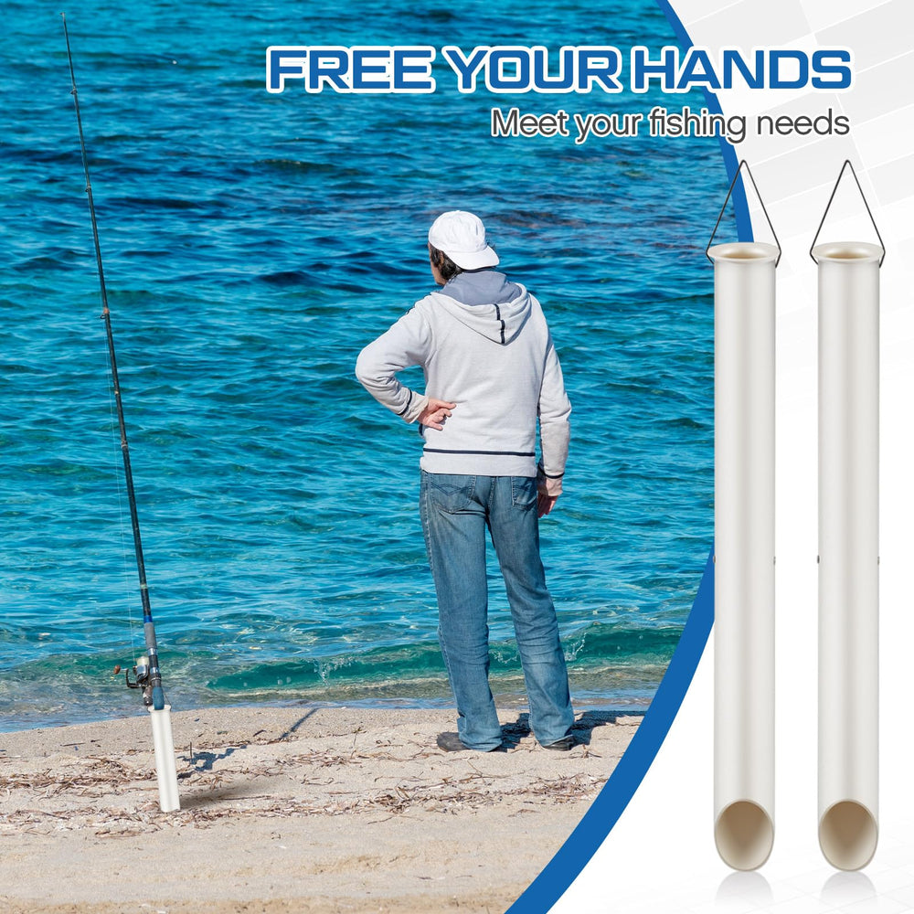 Corrosion-resistant sand spikes 4-pack for sea and freshwater use