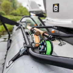 Cortland 444 SL high-visibility mint finish boosts line tracking on the water.