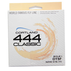 Cortland 5DT Sylk Mustard line spool close-up