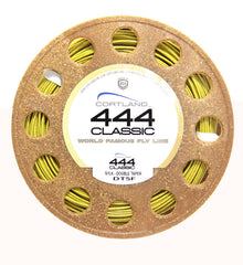 Cortland 5DT Sylk Mustard line on bamboo rod