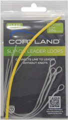 Cortland 601253 Slip-On Leader Loops—braided clear monofilament, 30lb, image 2
