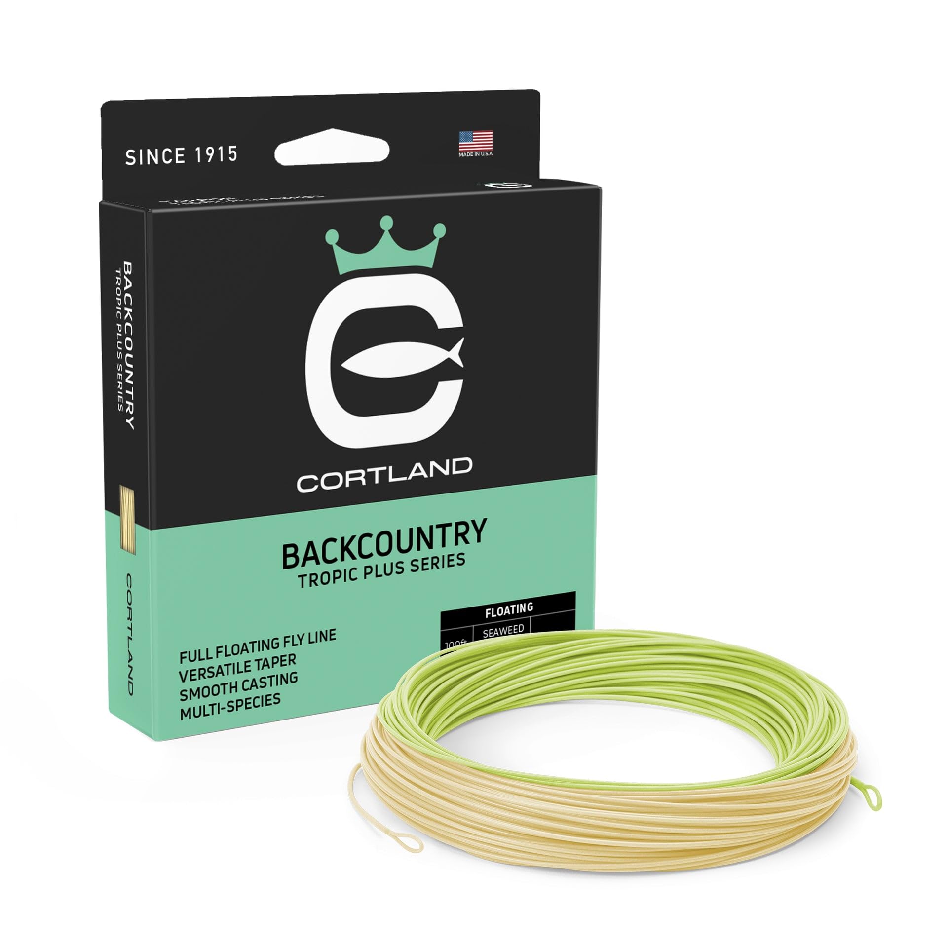 Cortland Backcountry Saltwater Fly Line rear taper enables quick direction changes on flats.