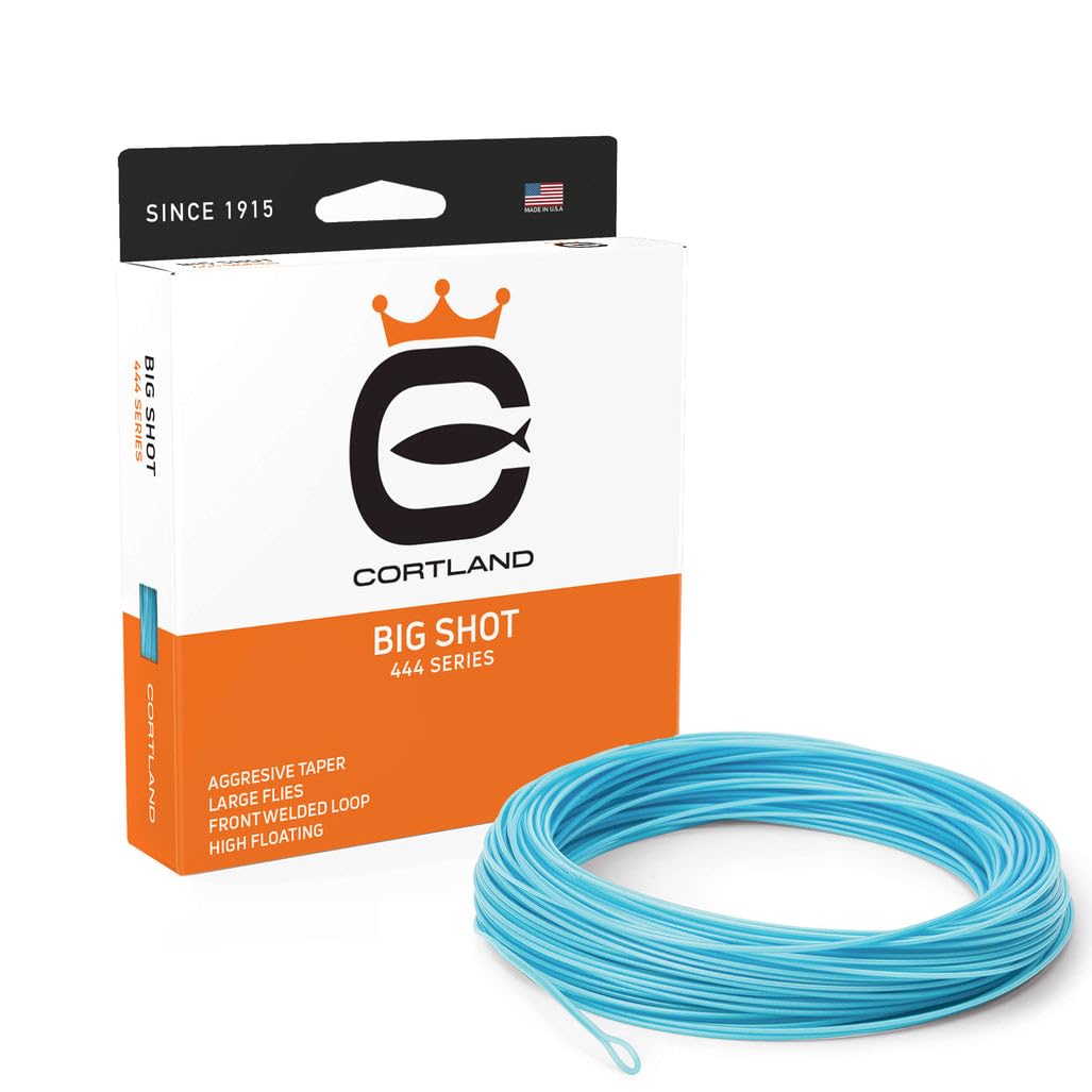 Cortland Big Shot fishing line light blue, size 7, front view