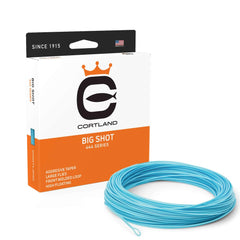 Cortland Big Shot fishing line light blue, size 7, front view