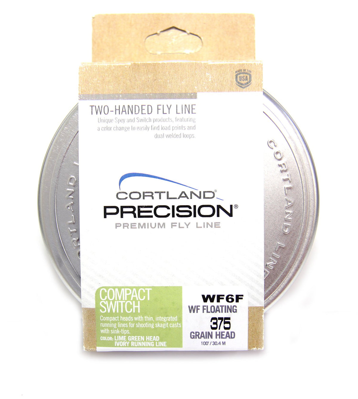 Cortland Compact Switch Fly Line WF6F floating Skagit head