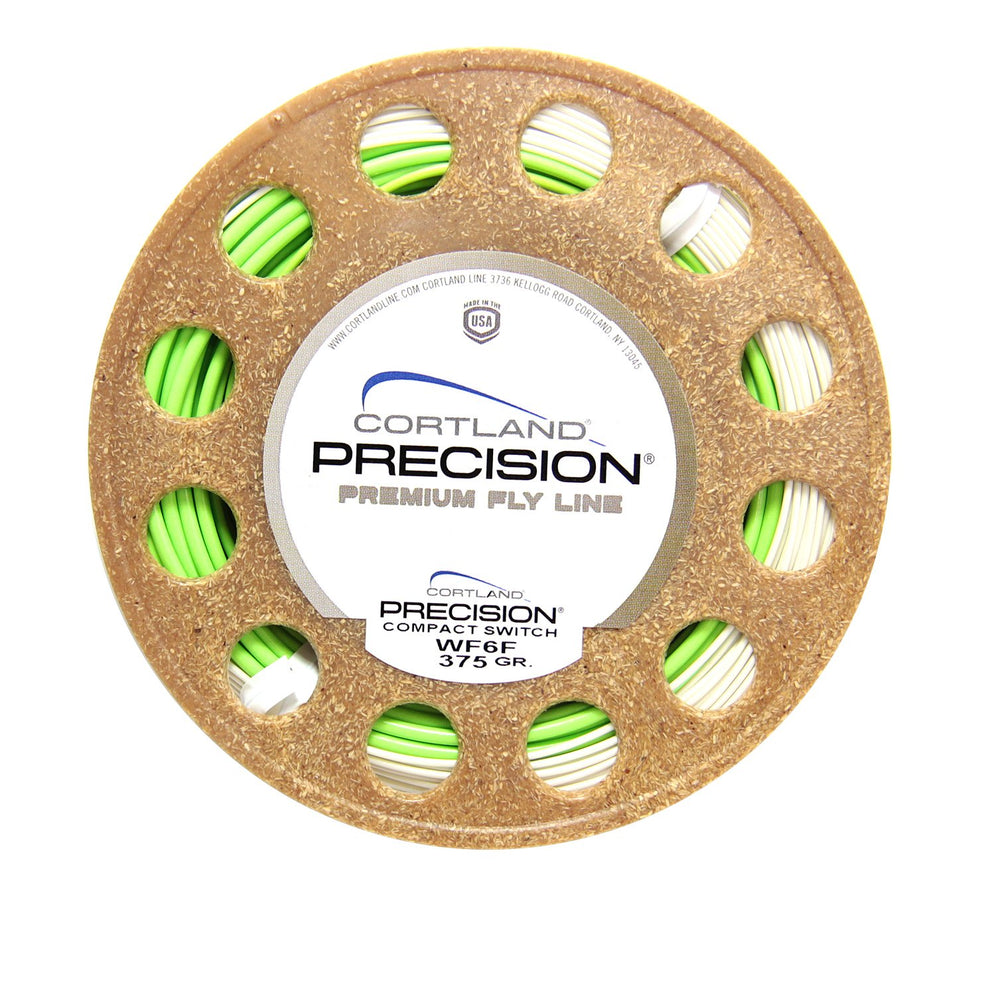 Close-up of Cortland WF6F braided nylon multifilament core