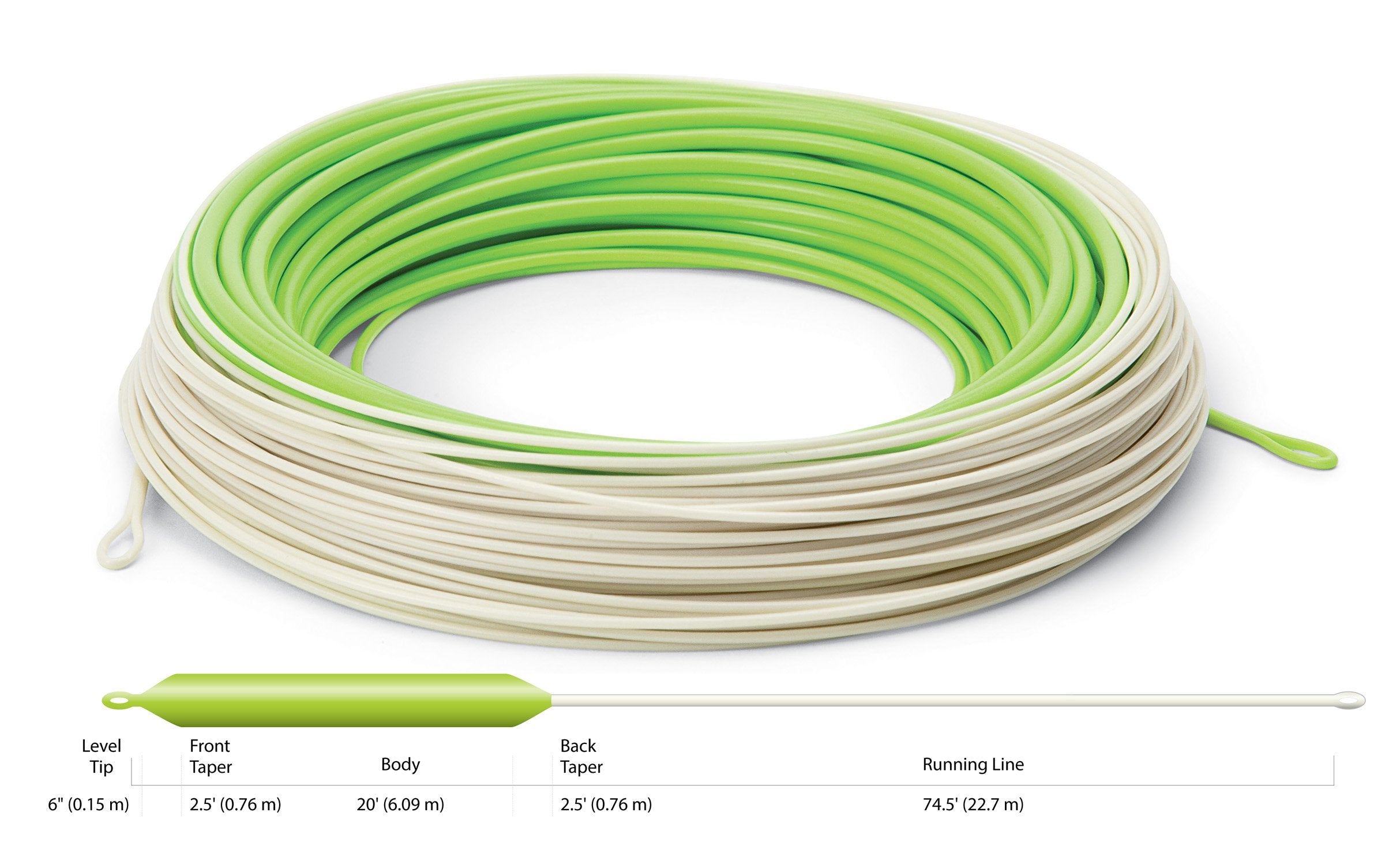 Packaging or product shot of Cortland Compact Switch Fly Line WF6F