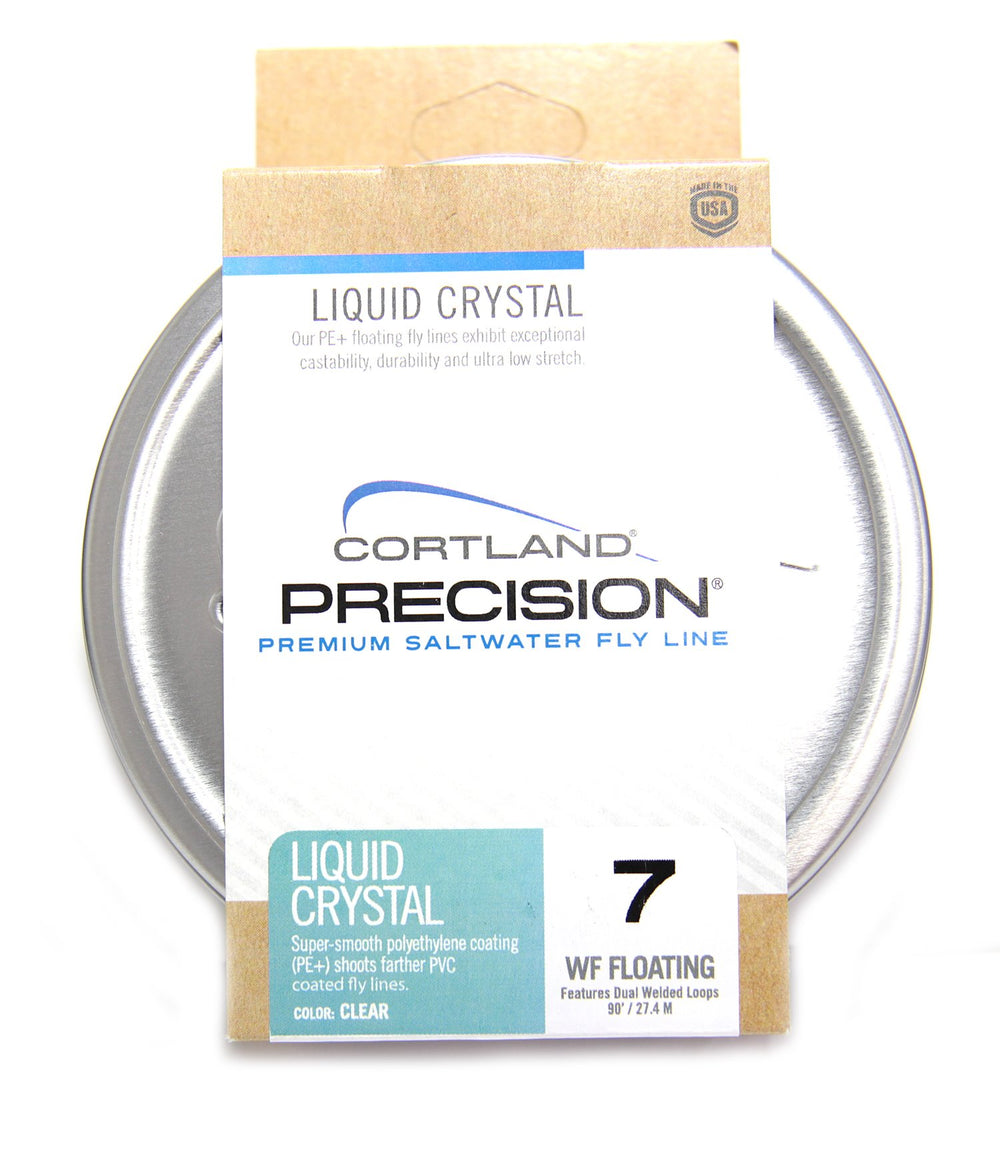 Cortland Flats Taper Line in clear view enhances casting visibility.