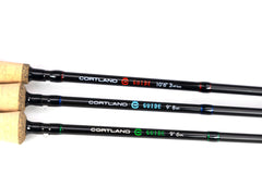 Cortland dual locking reel nuts provide steady grip during casts