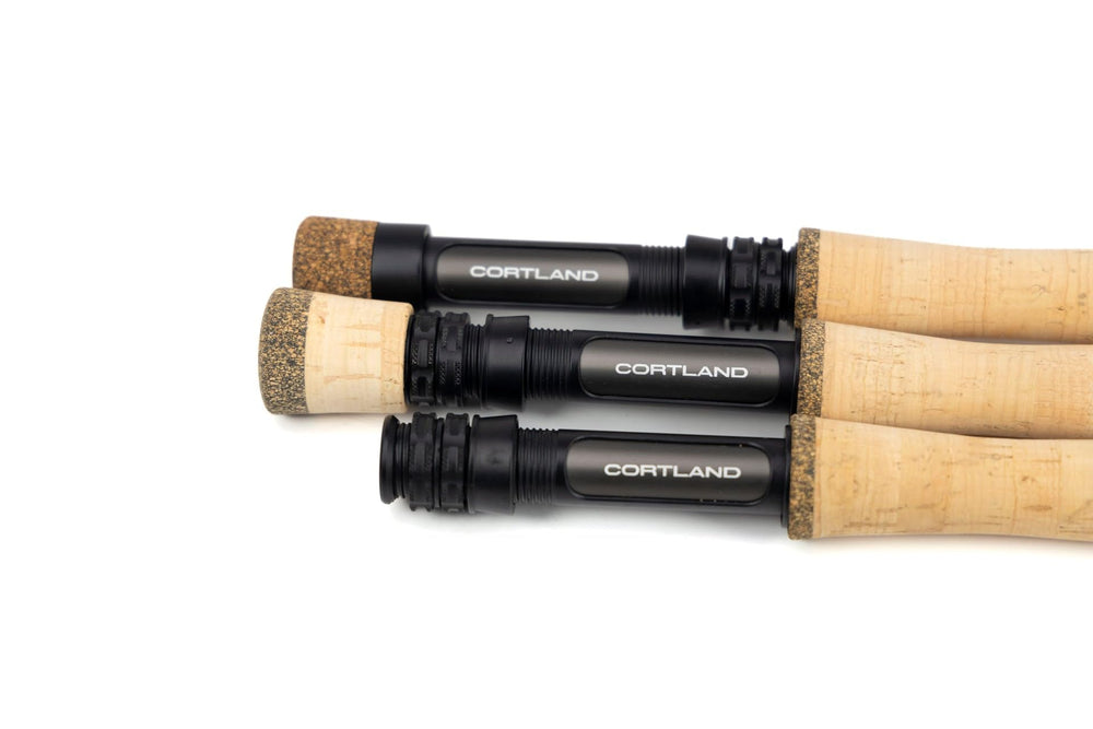 Cortland Guide Series four-piece rod disassembles for portable packing.