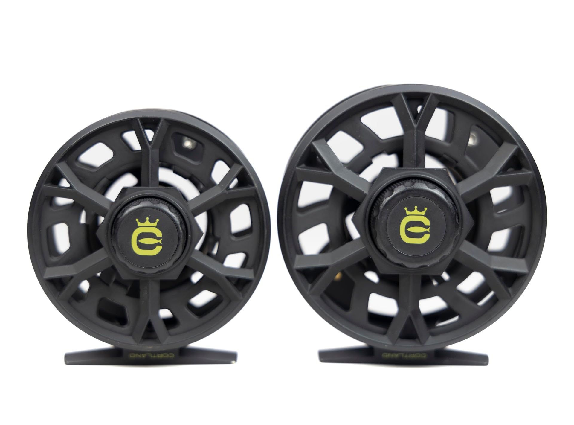Cortland Guide Series reel with center disc drag for smooth stopping performance