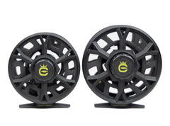 Cortland Guide Series reel with center disc drag for smooth stopping performance