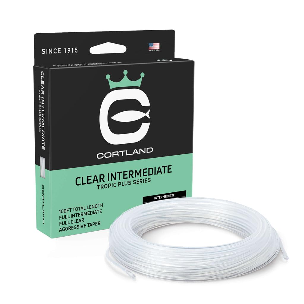 Cortland Tropic Plus Clear Intermediate Saltwater Fly Line 100ft WF8I - product image