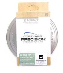 Cortland Precision Sub-Surface Ghost Tip 15' Fly Line WF6F/I - main view