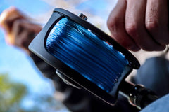 Floating running line of Cortland Striped Bass Blitz
