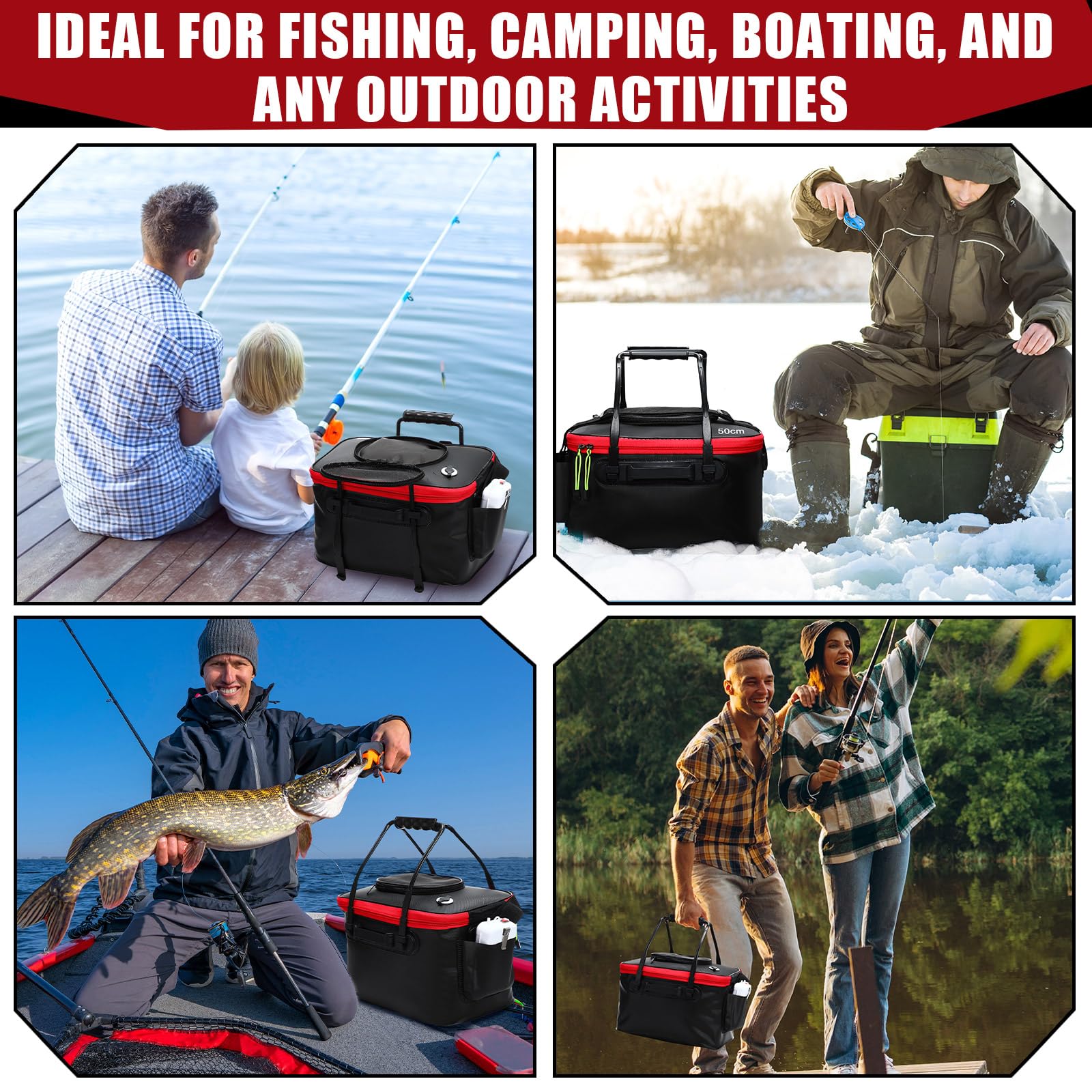 Ideal for boats, yachts, kayaks and camping trips