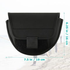Elastic opening to fit various reel sizes