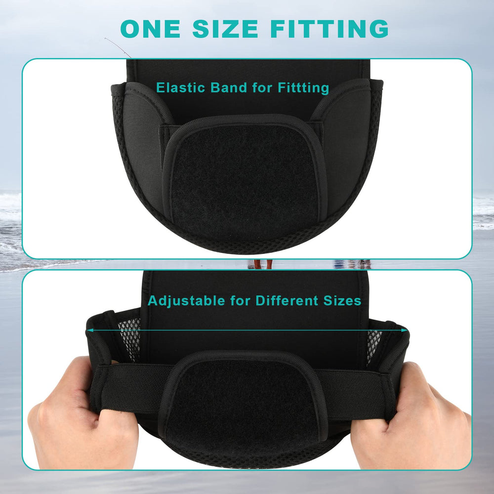 Breathable mesh sides on neoprene reel cover