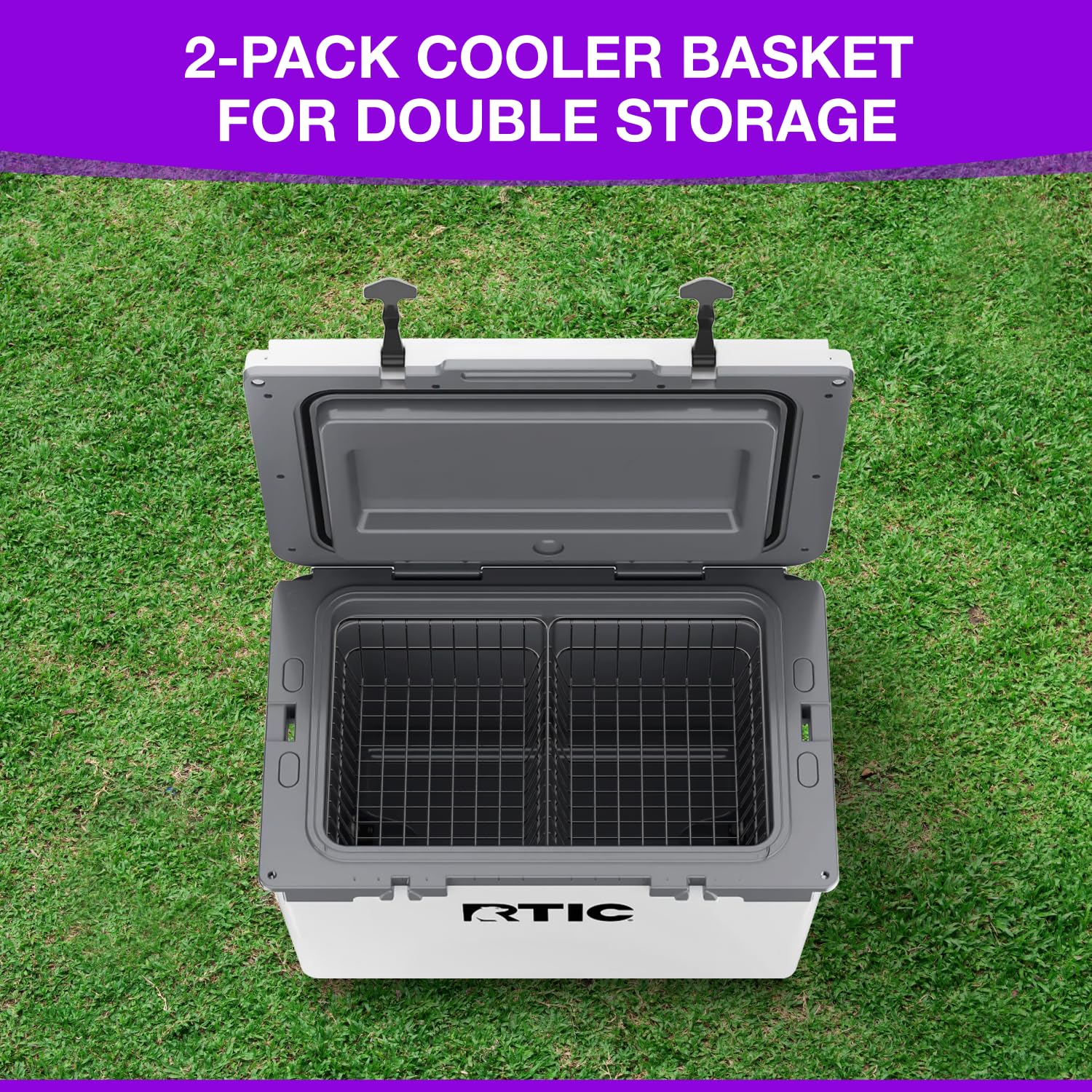 COSPARX elevates food above ice for dry, accessible snacks during outings.