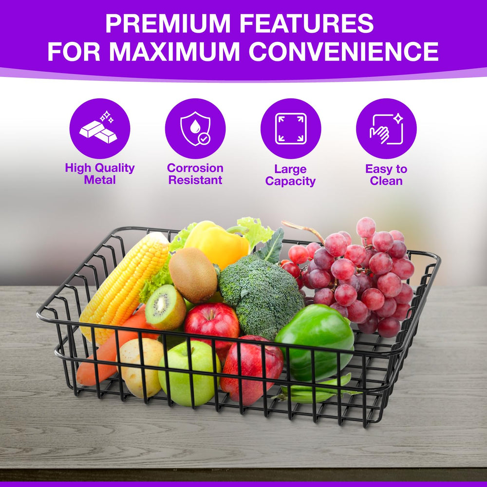 COSPARX open-wire design promotes air circulation to keep items fresh.