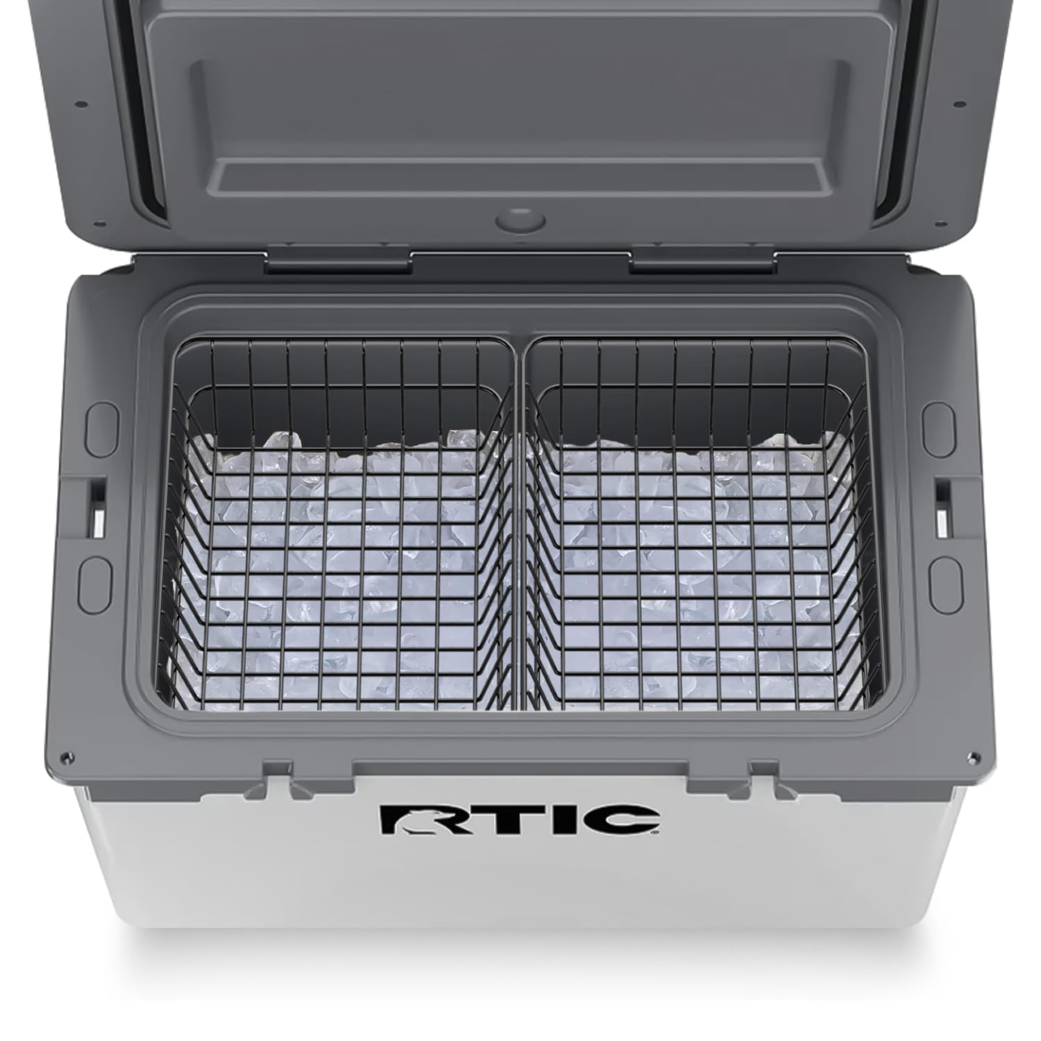 COSPARX two-pack cooler baskets fit RTIC 52/72 Qt for organized outdoor meals.