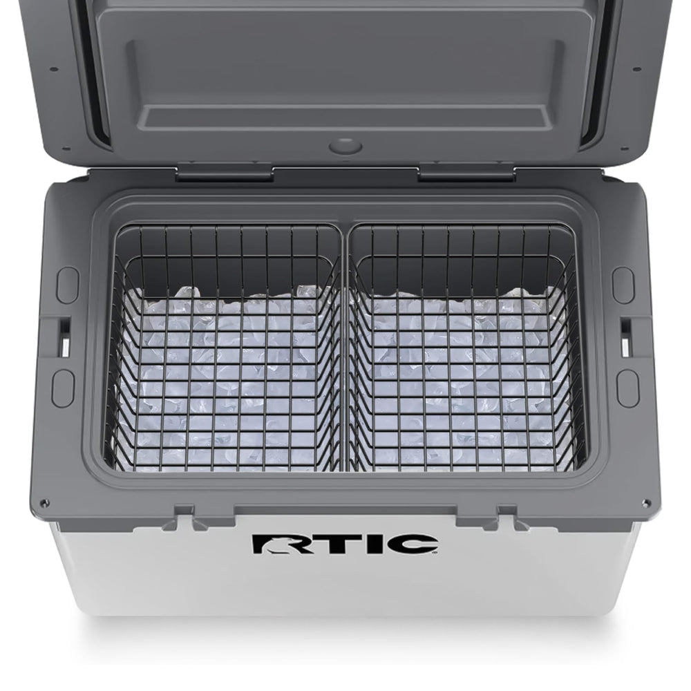 COSPARX two-pack cooler baskets fit RTIC 52/72 Qt for organized outdoor meals.