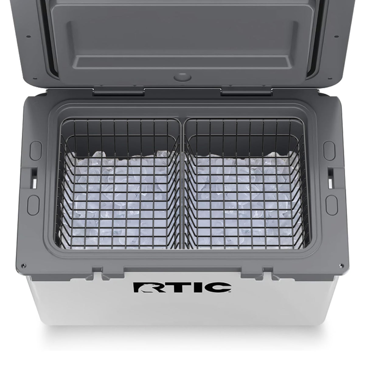 COSPARX two-pack cooler baskets fit RTIC 52/72 Qt for organized outdoor meals.