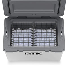 COSPARX two-pack cooler baskets fit RTIC 52/72 Qt for organized outdoor meals.