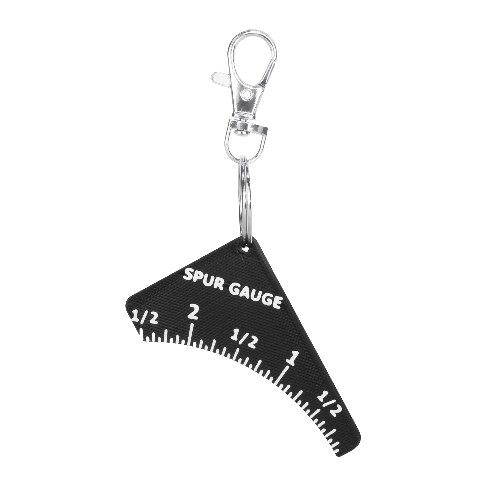 Costume Wizard spur gauge helps track trophies with precise length references.