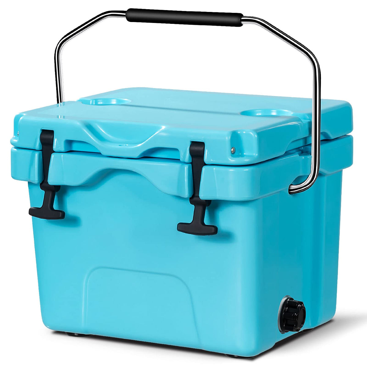 COSTWAY 16-Quart Cooler front view showing portability for outdoor trips